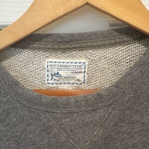 Southern Tide Classic Gray Crewneck Sweater